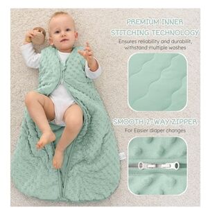 Filleep Baby Sleep Sac Size XL 18-24 Months Mint Green
